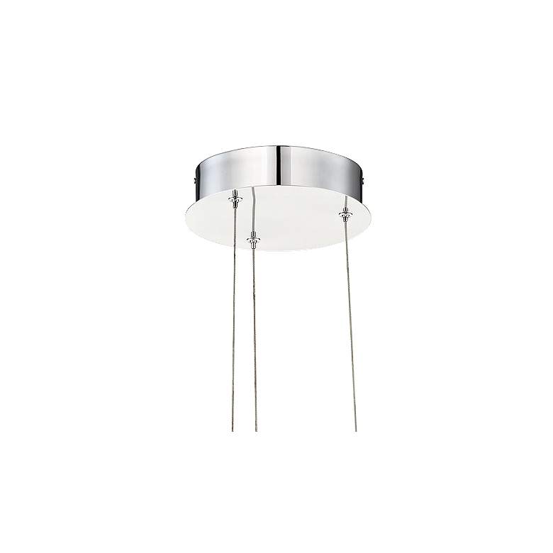 Image 4 dweLED Vornado 20" Wide Chrome LED Modern Pendant Light more views