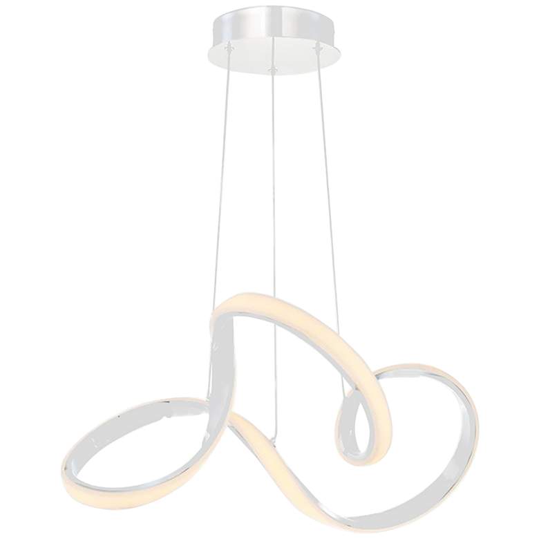 Image 3 dweLED Vornado 23" Wide White LED Pendant Light more views