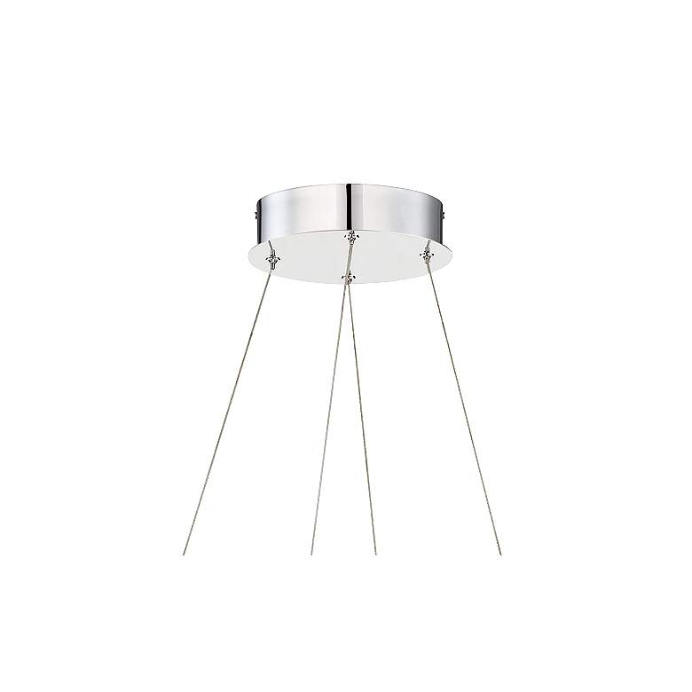 Image 4 dweLED Vornado 35" Wide Chrome LED Pendant Light more views