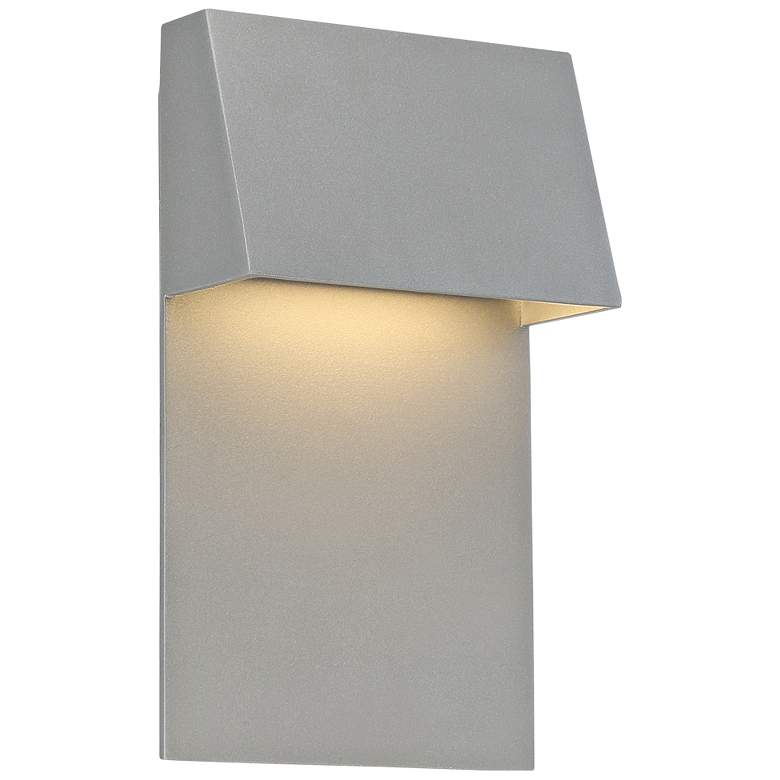 Image 1 dweLED Zealous 10" High Graphite LED Outdoor Wall Light
