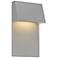 dweLED Zealous 10" High Graphite LED Outdoor Wall Light