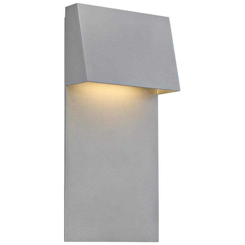 Image 1 dweLED Zealous 14" High Graphite LED Outdoor Wall Light
