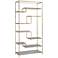 Dwell Studio Mansfield Mirror and Antique Gold Etagere