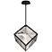 Dyce 17"H x 14.13"W 1-Light Pendant in Black