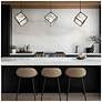 5_Dyce 17"H x 14.13"W 1-Light Pendant in Black more views