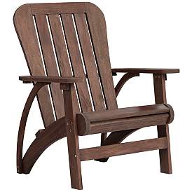 Image2 of Dylan Dark Wood Outdoor Adirondack Chair