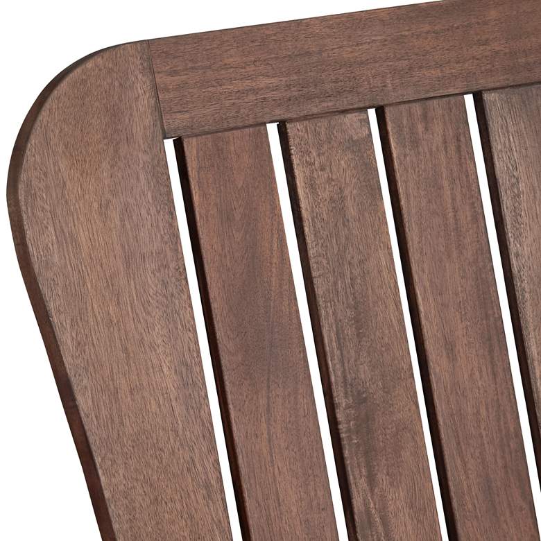 Image 3 Dylan Dark Wood Outdoor Adirondack Chair more views