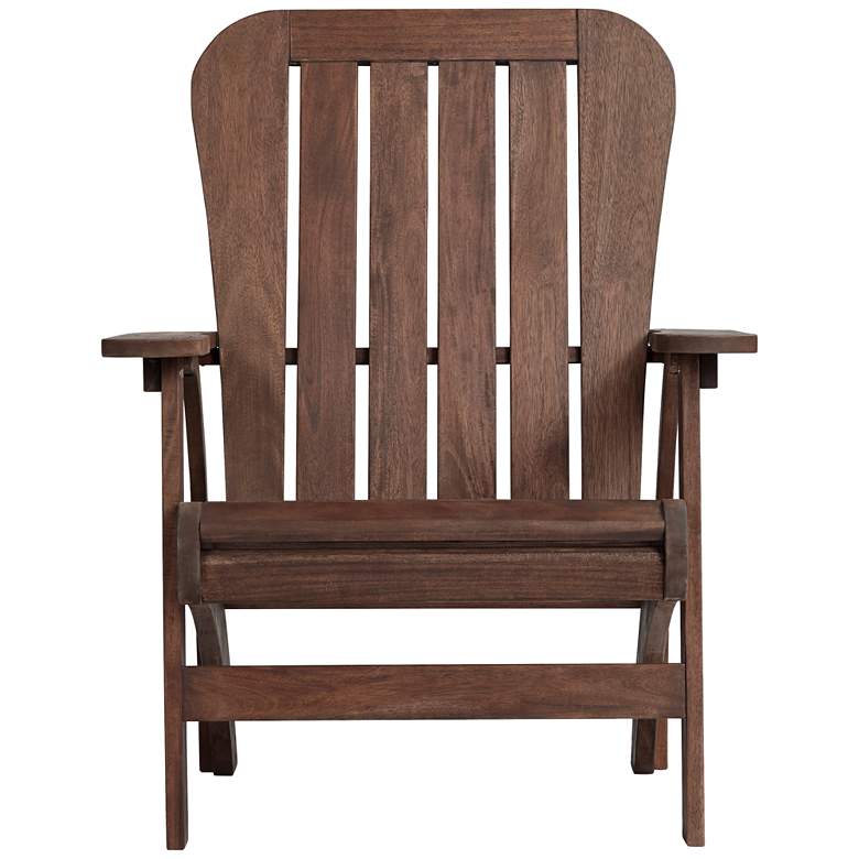 Image 5 Dylan Dark Wood Outdoor Adirondack Chair more views