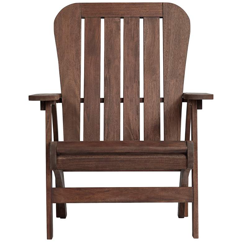 Image 5 Dylan Dark Wood Outdoor Adirondack Chairs Set of 2 more views