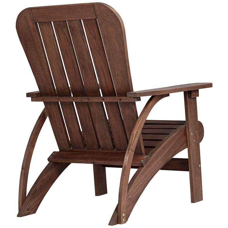Image 7 Dylan Dark Wood Outdoor Adirondack Chairs Set of 2 more views