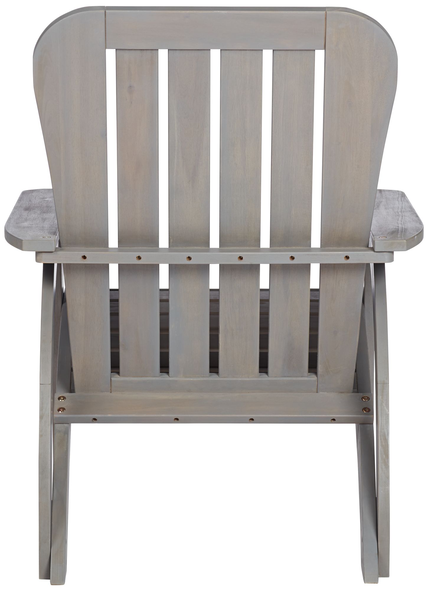 Dylan Gray Wash Wood Adirondack Chair in scene