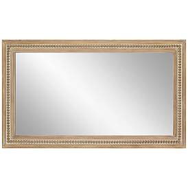 Image5 of Dylann Cream-Washed Wood 28"x 47 1/4" Rectangular Wall Mirror more views