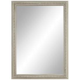 Image2 of Dylann Gray-Washed Wood 25 1/2" x 35" Rectangular Wall Mirror