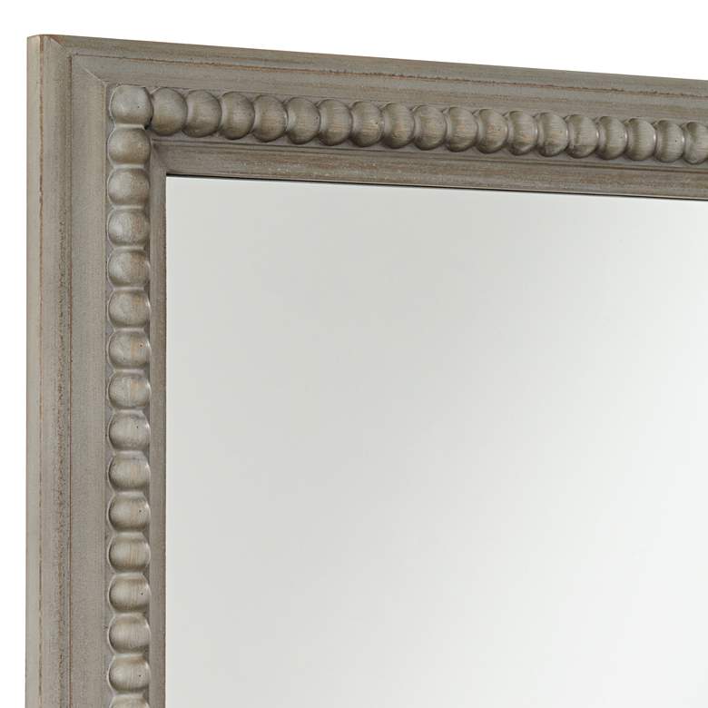 Image 3 Dylann Gray-Washed Wood 25 1/2" x 35" Rectangular Wall Mirror more views