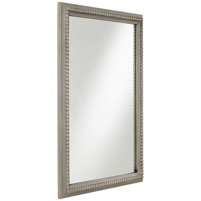 Image 6 Dylann Gray-Washed Wood 25 1/2" x 35" Rectangular Wall Mirror more views