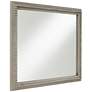 Dylann Gray-Washed Wood 25 1/2" x 35" Rectangular Wall Mirror