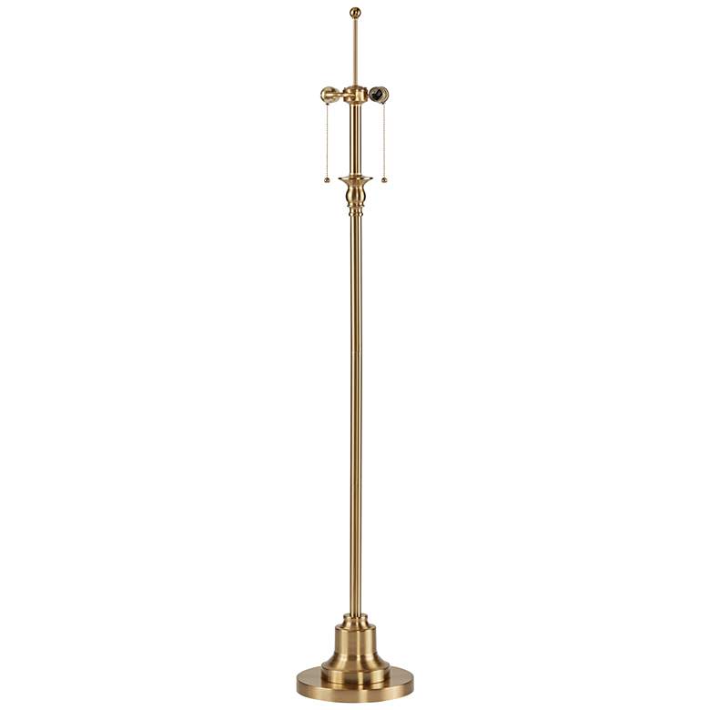 Image 1 Dyna 58" High Antique Brass Floor Lamp Base