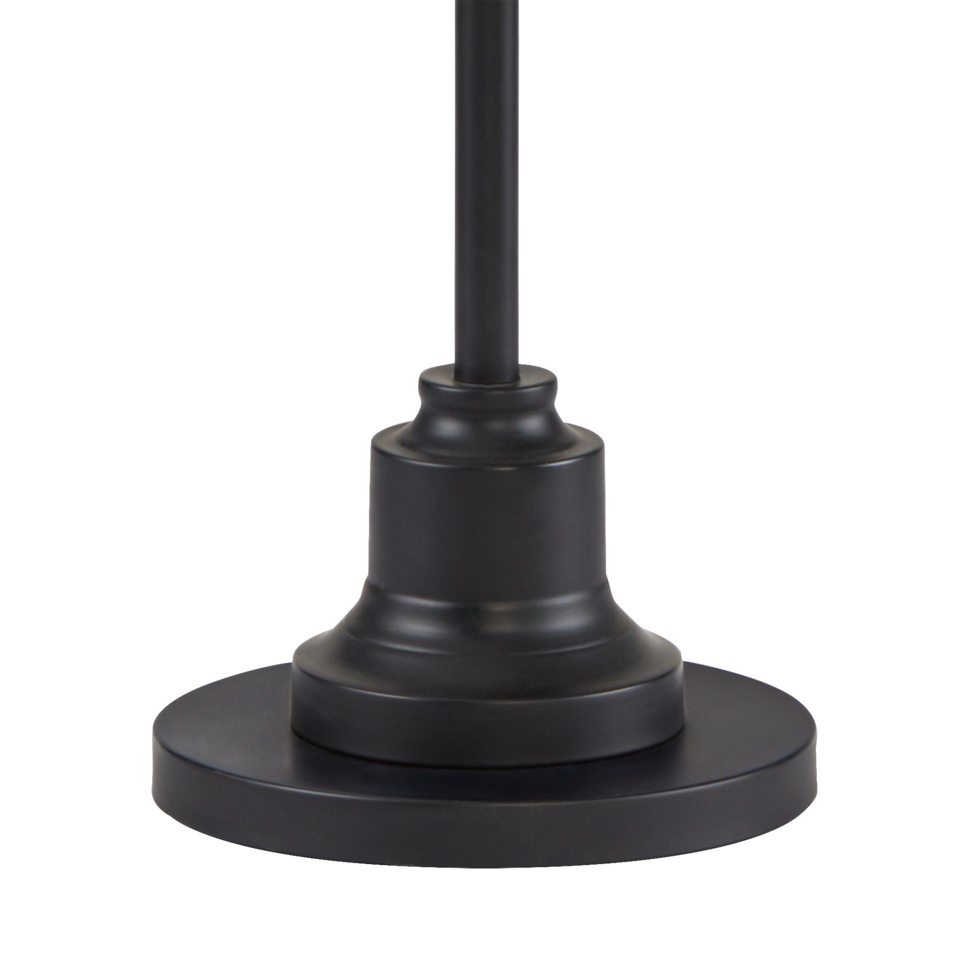 Image 4 Dyna 58" High Black and Cream Scalloped Shade 2-Light Floor Lamp more views