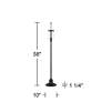 4_Dyna 58" High Black Floor Lamp Base more views