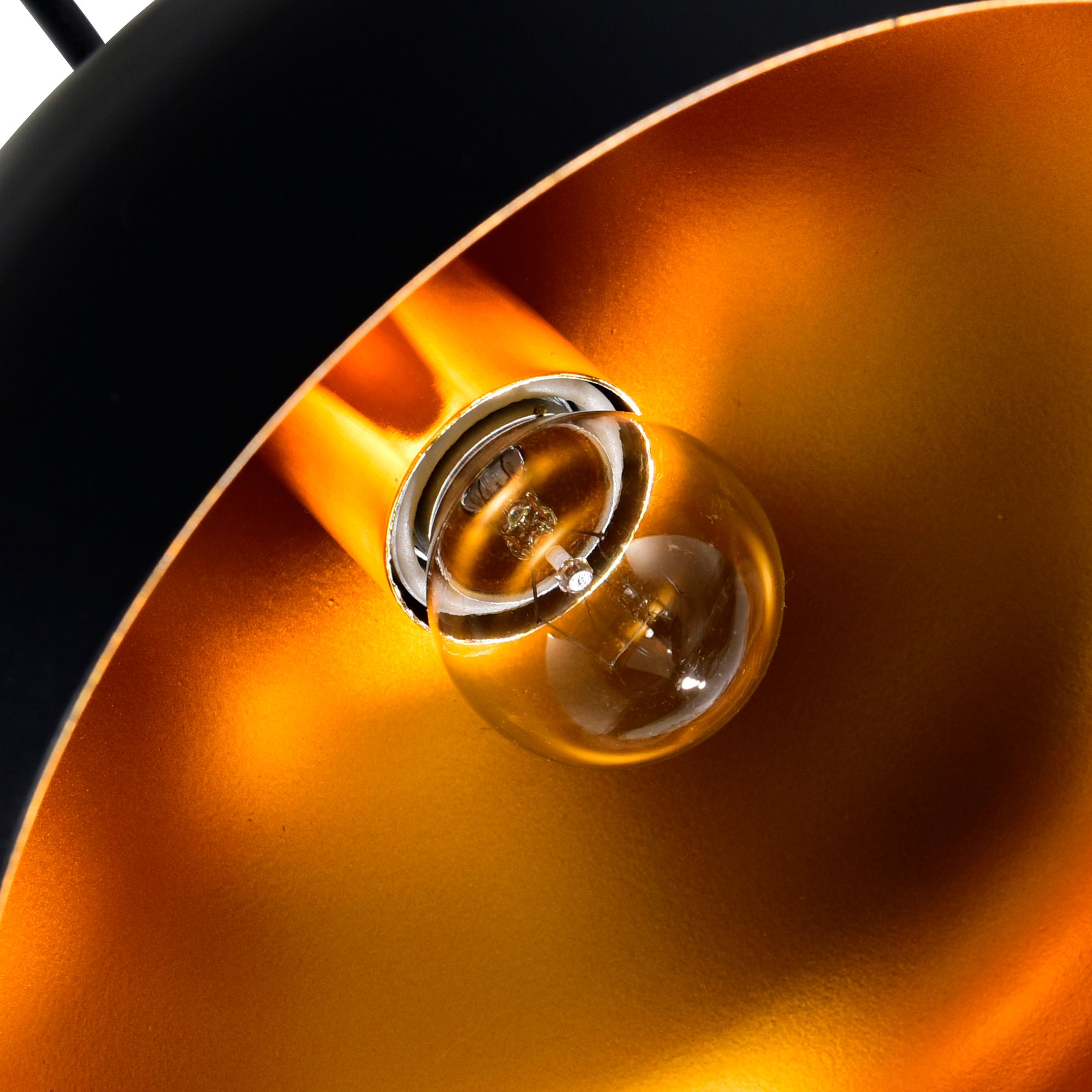 Thumbnail4 of Dynamic 1 Light 10in Black Down Mini Pendant more views