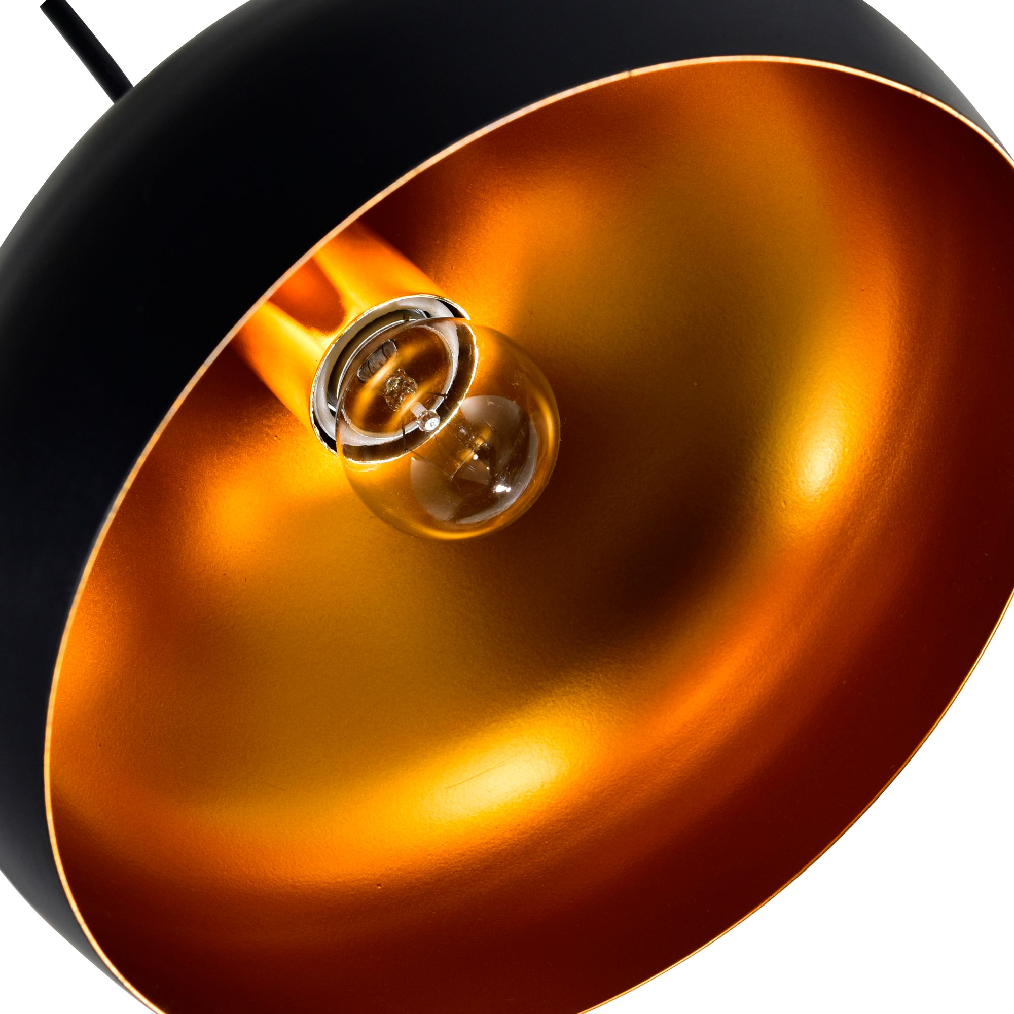 Image 5 Dynamic 1 Light 16in Black Down Pendant more views