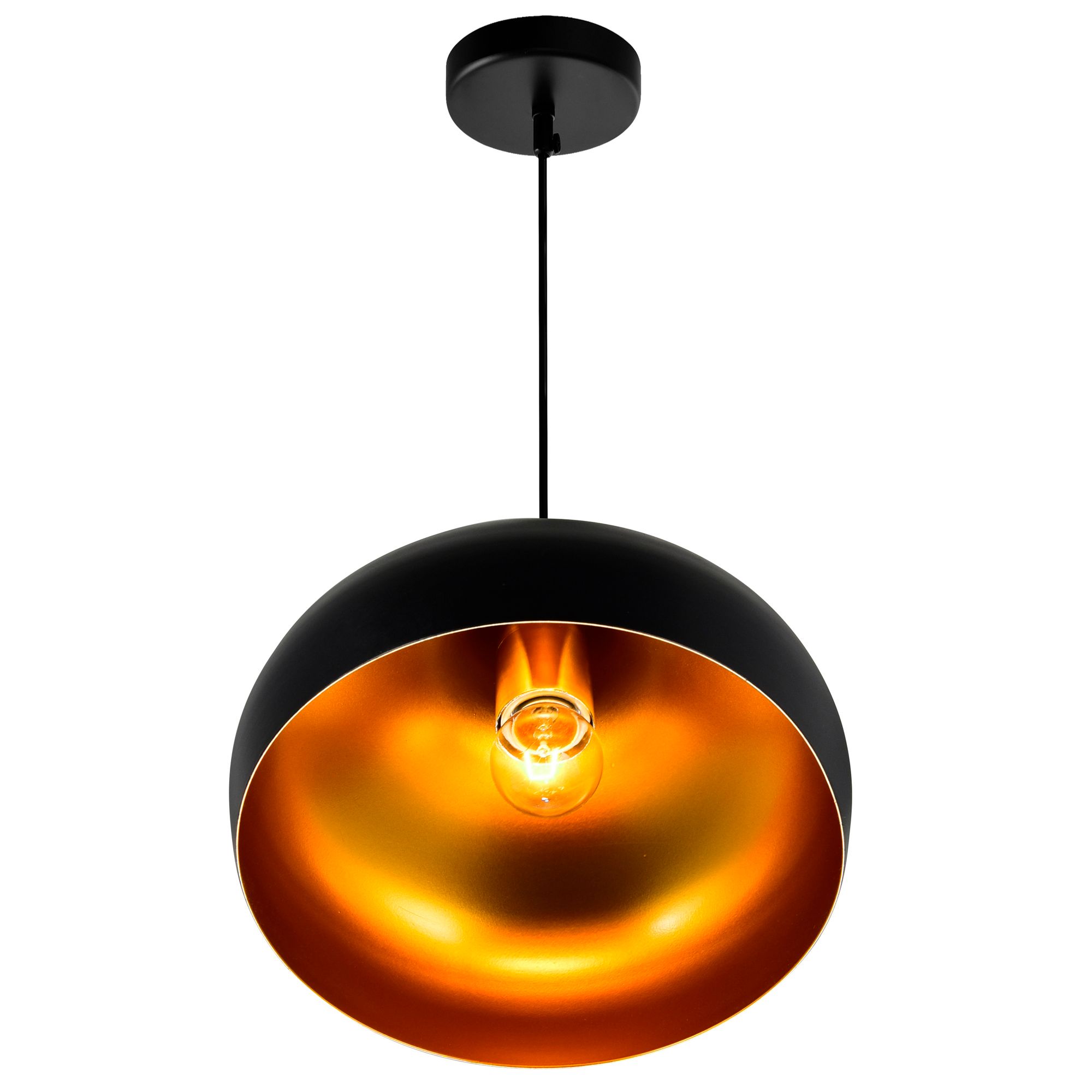 Image 2 Dynamic 1 Light Down Pendant With Black Finish more views