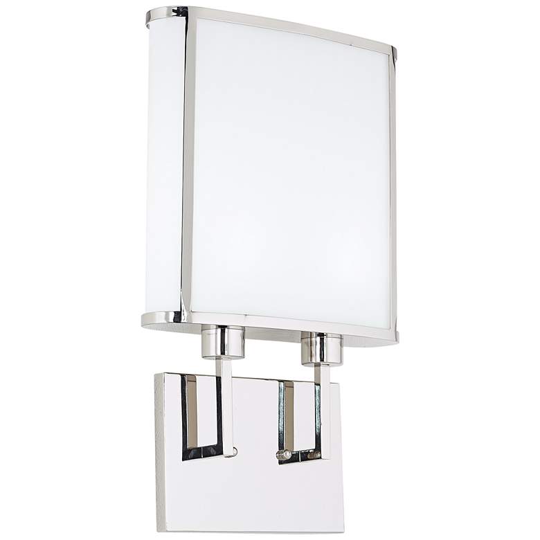 Image 1 Eads 21" High Polished Chrome Metal Double Light Wall Sconce