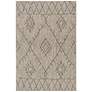 Thumbnail2 of Eagean EAG-2328 2'x2'11" Black and Taupe Outdoor Area Rug