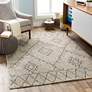 Thumbnail1 of Eagean EAG-2328 2'x2'11" Black and Taupe Outdoor Area Rug