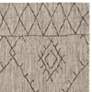 Thumbnail3 of Eagean EAG-2328 2'x2'11" Black and Taupe Outdoor Area Rug more views
