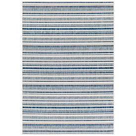 Image2 of Eagean EAG-2337 7'10"x10'2" Navy and White Outdoor Area R