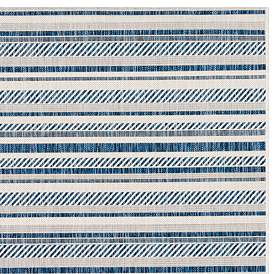 Image3 of Eagean EAG-2337 7'10"x10'2" Navy and White Outdoor Area R more views