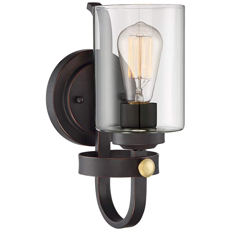 Eagleton 12&quot; High Oil-Rubbed Bronze LED Wall Sconce