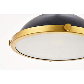 Image5 of Eamon 1 Lt Matte Black Pendant more views