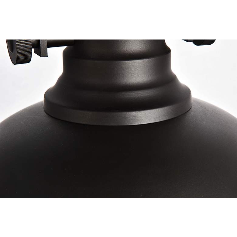 Image 5 Eamon 13" Wide Oil-Rubbed Bronze Dome Pendant Light more views