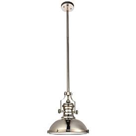 Image1 of Eamon Collection Pendant D13 H13.3 Lt:1 Polished Nickel Finish