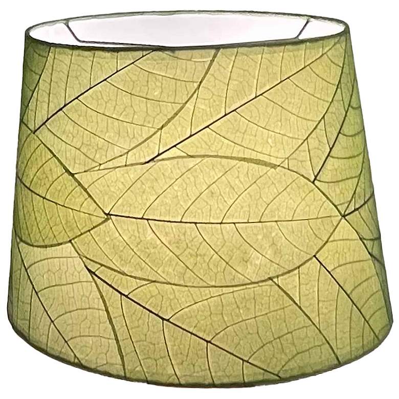 Image 1 Eangee 14 Inch Tapered Drum Shade Green