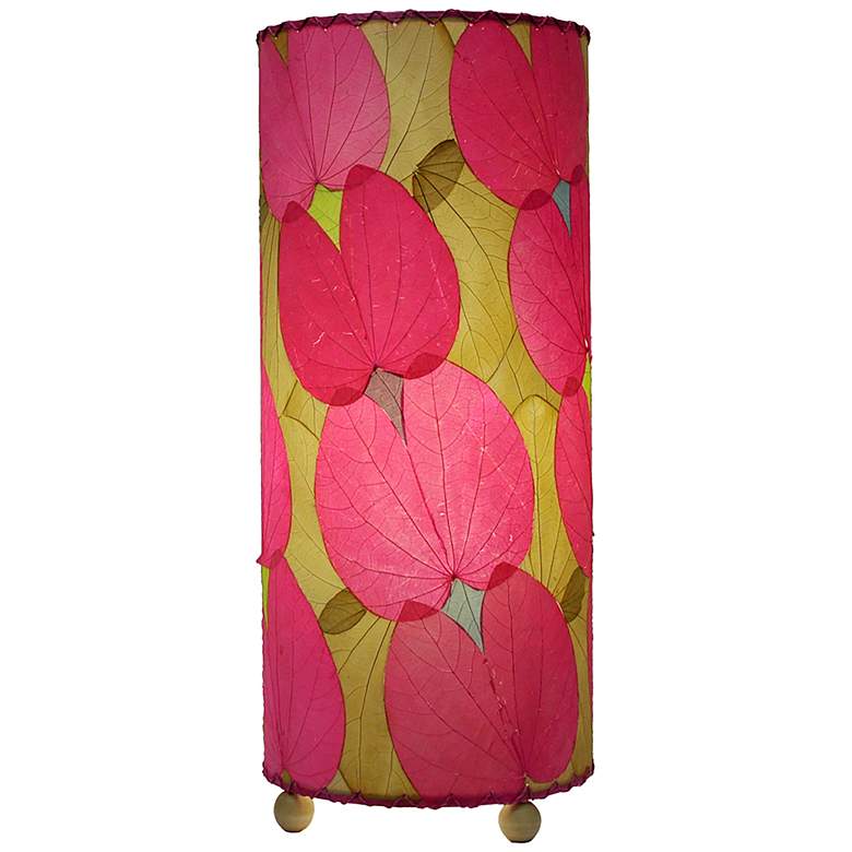 Image 1 Eangee 16 inch high Pink Butterfly Uplight Accent Table Lamp