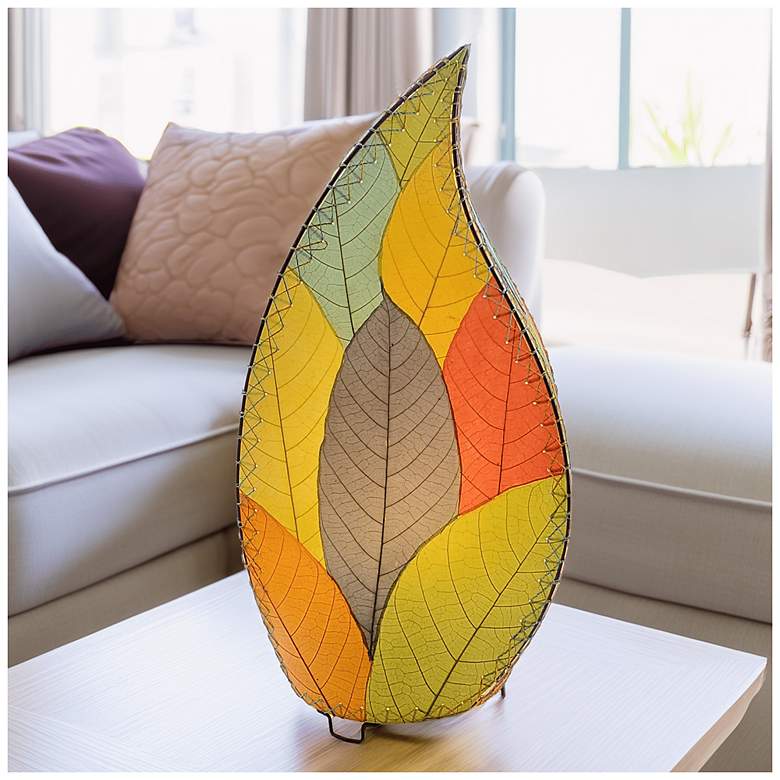 Image 1 Eangee 24 Inch Leaflet Lamp Multi Color