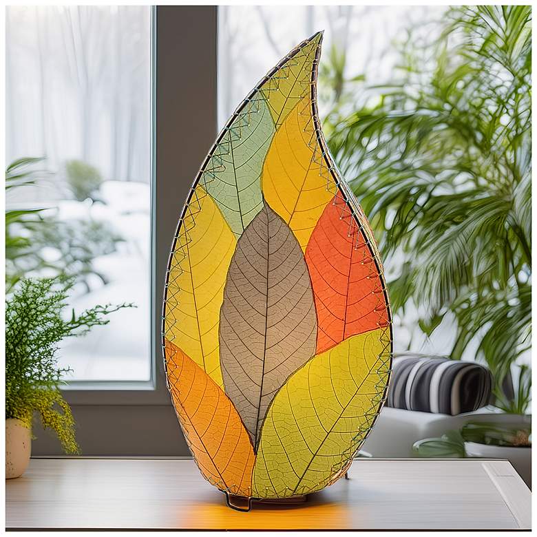 Image 3 Eangee 24 Inch Leaflet Lamp Multi Color more views