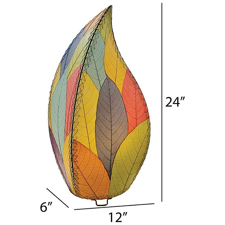 Image 4 Eangee 24 Inch Leaflet Lamp Multi Color more views
