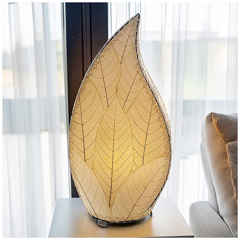 Image 1 Eangee 24 Inch Leaflet Lamp Natural