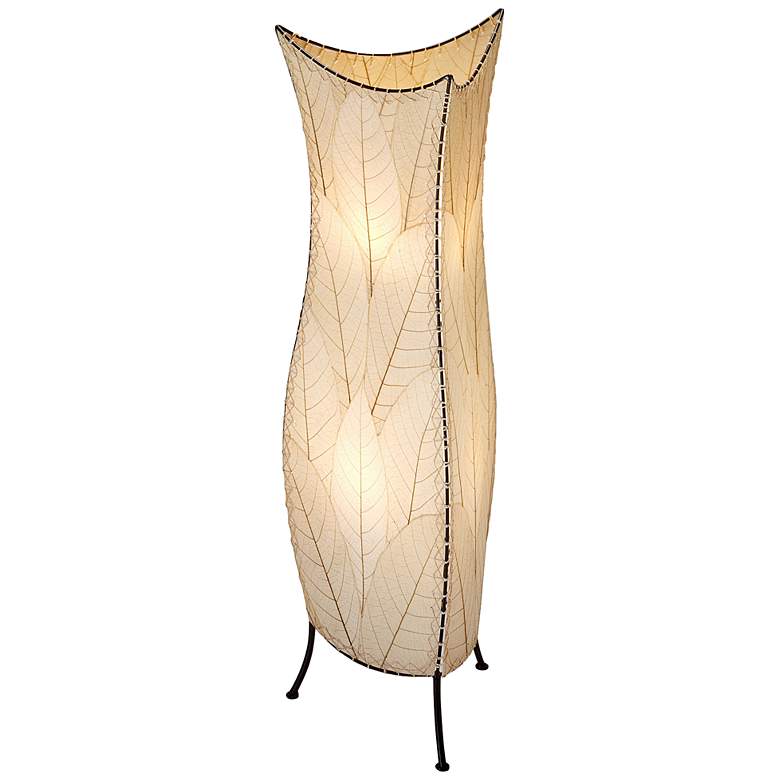 Eangee 36&quot;H Flower Bud Natural Large Tower Accent Table Lamp