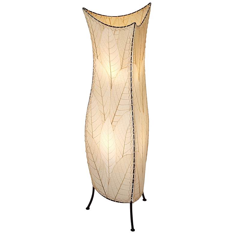 Image 2 Eangee 36"H Flower Bud Natural Large Tower Accent Table Lamp