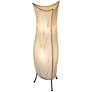 2_Eangee 36"H Flower Bud Natural Large Tower Accent Table Lamp