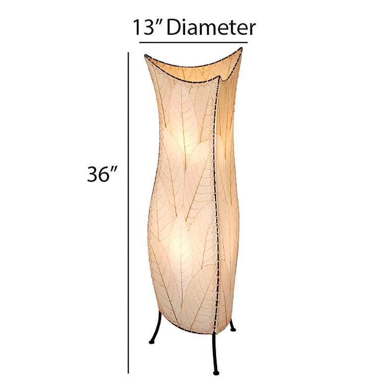Image 4 Eangee 36"H Flower Bud Natural Large Tower Accent Table Lamp more views