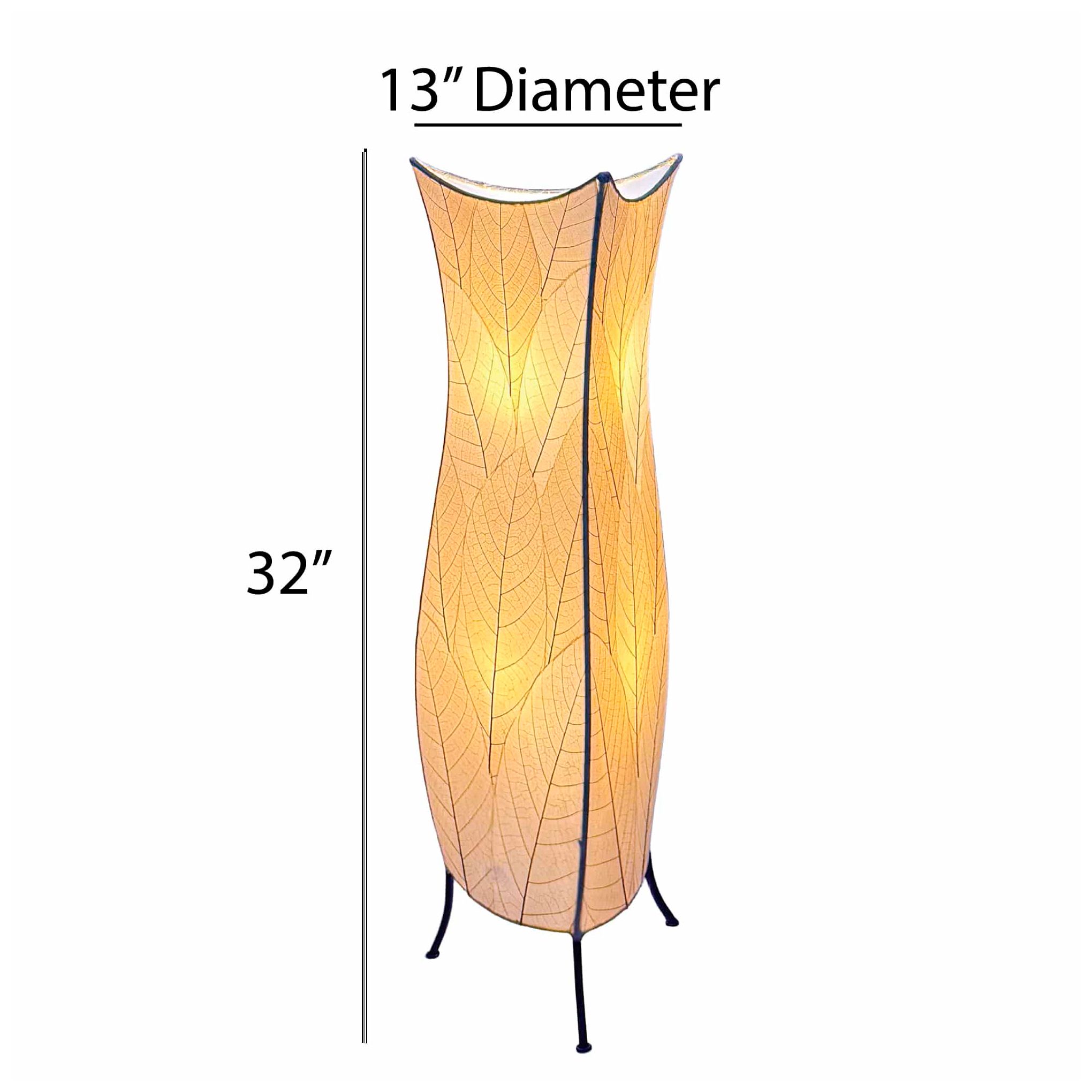 Image 6 Eangee 36"H Flower Bud Natural Large Tower Accent Table Lamp more views