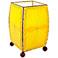 Eangee 8" High Mini Square Yellow Accent Lamp