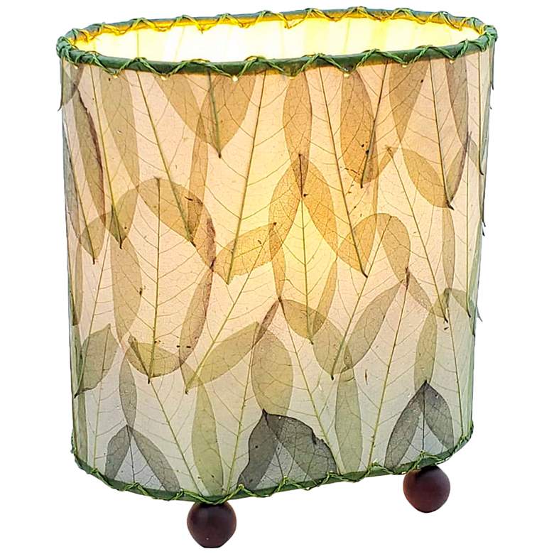 Image 2 Eangee 9"H Guyabano Green Mini Uplight Accent Table Lamp