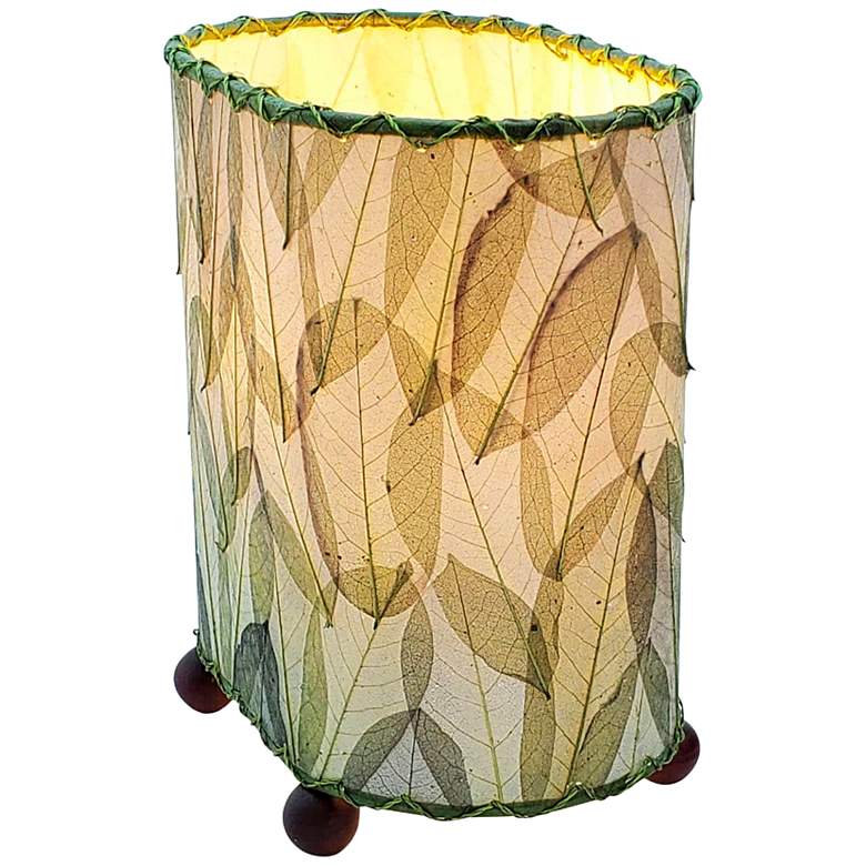 Image 4 Eangee 9"H Guyabano Green Mini Uplight Accent Table Lamp more views